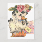 Adorable Oaster Fluffy Duck Postkarte (Vorderseite)