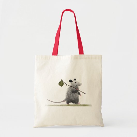 Adorable Opossum Hobo Tote Tasche (Vorne)