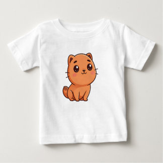 Adorable Orange Kitten Baby T-shirt