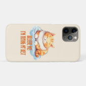 Adorable Orange Tabby Cat - Ich versuche mein Best Case-Mate iPhone Hülle (Rückseite (Horizontal))