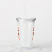 Adorable Orange Tabby Cat - Sorry, ich bin spät Acryltrinkbecher (Links)