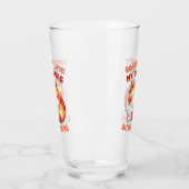 Adorable Orange Tabby Cat - Sorry, ich bin spät Glas (Links)