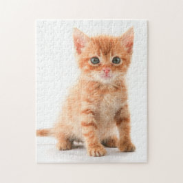 Adorable Orange Tabby Kitten Jigsaw Puzzle