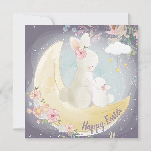 Adorable Oster Einladung (Vorderseite)