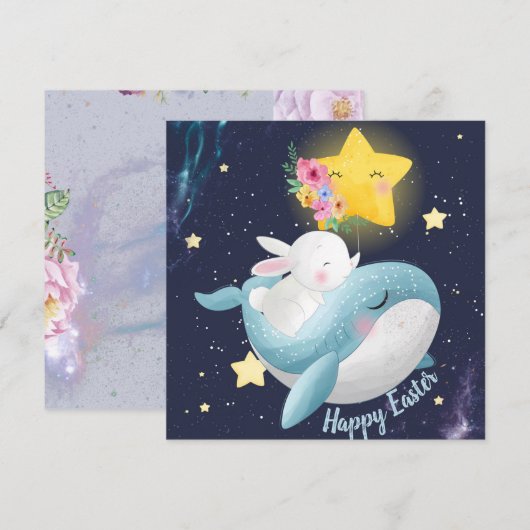 Adorable Oster Einladung (Vorne/Hinten)