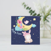 Adorable Oster Einladung (Stehend Vorderseite)