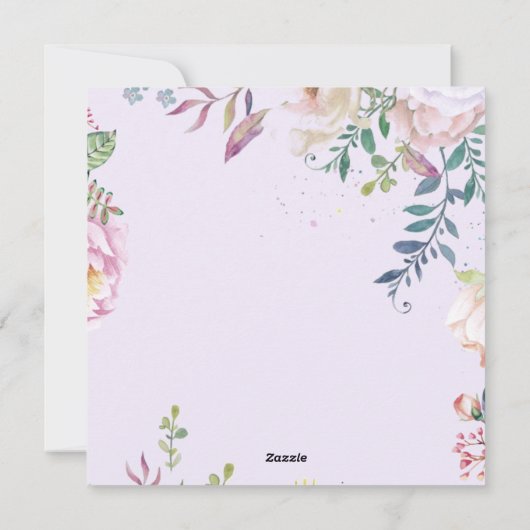 Adorable Oster Feiertagskarte (Rückseite)