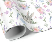 Adorable Osterblüte Frühlingspastel Blume Akzente Geschenkpapier (Rolleneckpunkt)