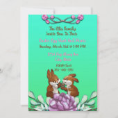 🐰 Adorable Osterbrunch & Eierjagd Einladung (Vorderseite)