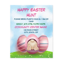 Adorable Ostersonne mit rosa Streifen Ei Ostern