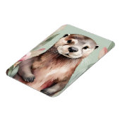 Adorable Otter Boho Wasserfarbe Magnet (Linke Seite)