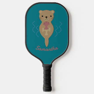 Adorable Otter Pickleball Paddle