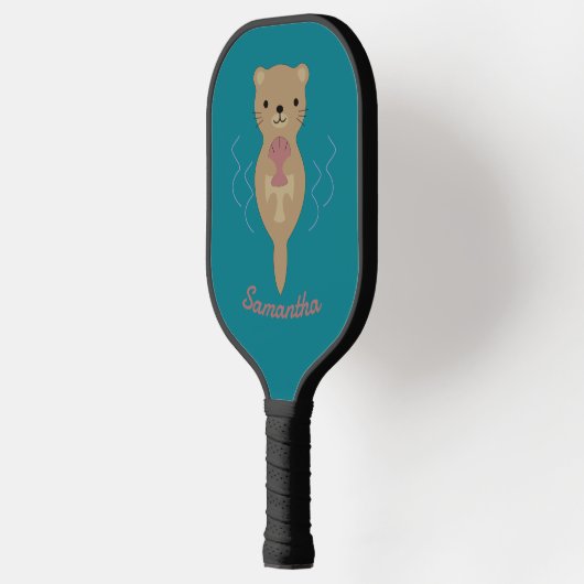Adorable Otter Pickleball Paddle (Links)