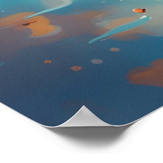 Adorable Otter Poster (Ecke)