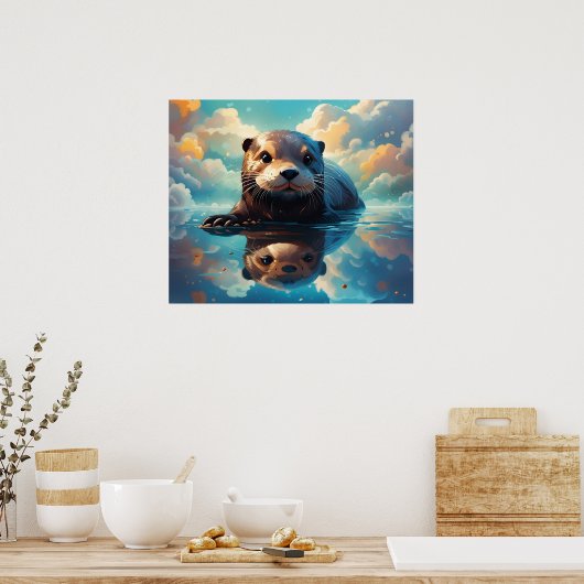 Adorable Otter Poster (Küche)