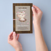 Adorable OWL Baby Shower Girls oder Boys Einladung Flyer (Handgriff)