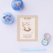 Adorable OWL Baby Shower Girls oder Boys Einladung Flyer (Einzeln)