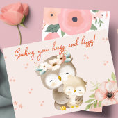 Adorable Owl Happy Mother Day Card Dankeskarte