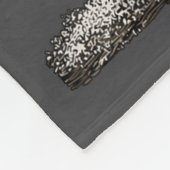 Adorable Owl With Santa Hat Snowy Winter Christmas Fleecedecke (Ecke)