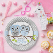 Adorable Owls Baby Dusche Pappteller (Party)