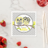 Adorable Owls Baby Dusche Serviette (Beispiel)