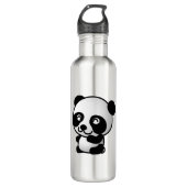 Adorable Panda Baby Edelstahlflasche (Vorderseite)