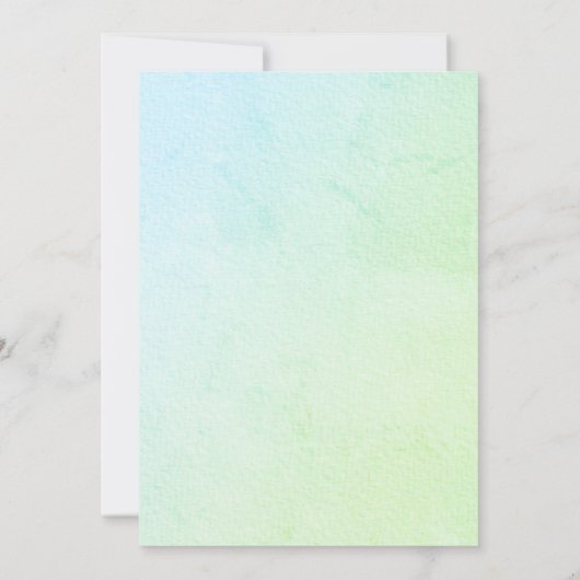 Adorable Panda Bear Baby Dusche Einladung (Rückseite)