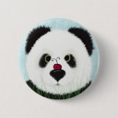 Adorable Panda Bear Button (Vorderseite)