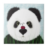 Adorable Panda Bear Fliese (Vorderseite)