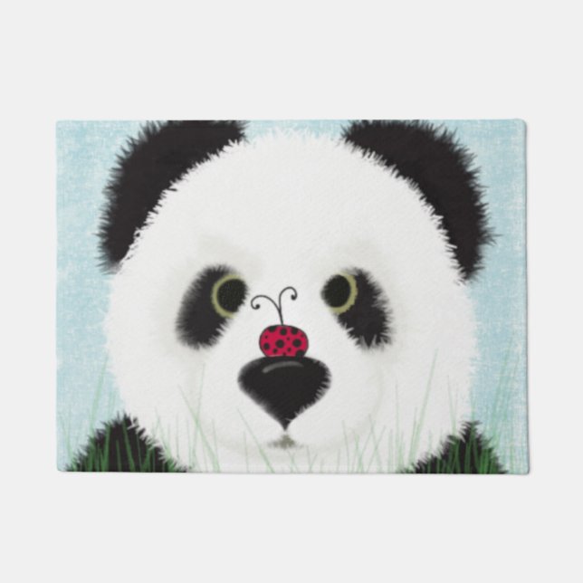 Adorable Panda Bear Fußmatte (Vorderseite)