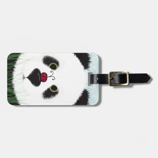 Adorable Panda Bear Gepäckanhänger (Vorderseite horizontal)