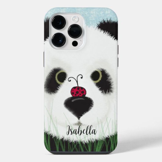 Adorable Panda Bear iPhone Hülle (Rückseite)