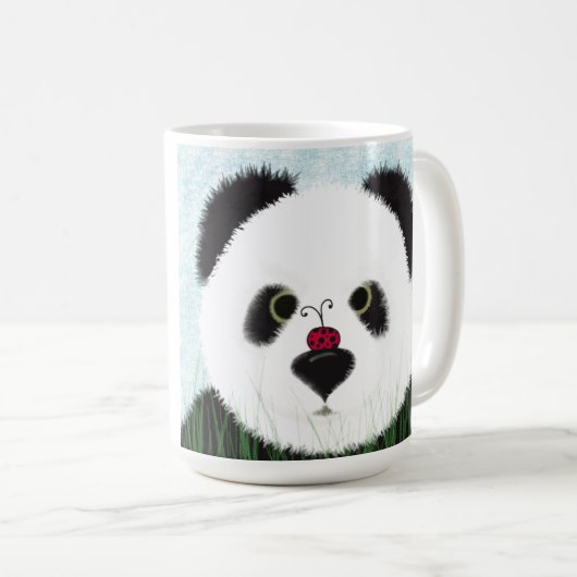 Adorable Panda Bear Kaffeetasse (VorderseiteRechts)