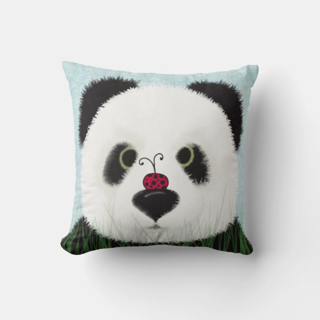 Adorable Panda Bear Kissen (Vorderseite)