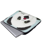 Adorable Panda Bear Laptopschutzhülle (Vorne Knopf)