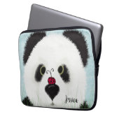 Adorable Panda Bear Laptopschutzhülle (Vorderseite Links)