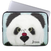 Adorable Panda Bear Laptopschutzhülle (Vorderseite)