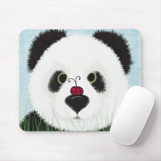 Adorable Panda Bear Mousepad (Mit Mouse)