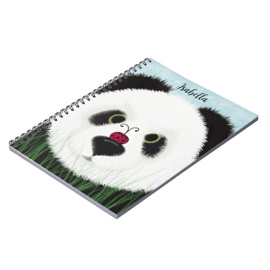Adorable Panda Bear Notizblock (Linke Seite)
