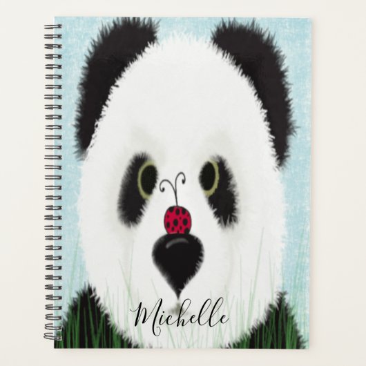Adorable Panda Bear Planer (Vorderseite)