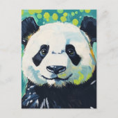 Adorable Panda Bear Postkarte (Vorderseite)