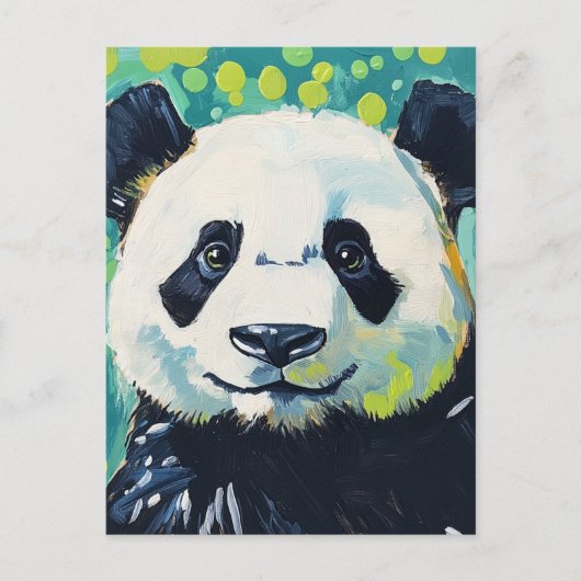 Adorable Panda Bear Postkarte (Vorderseite)