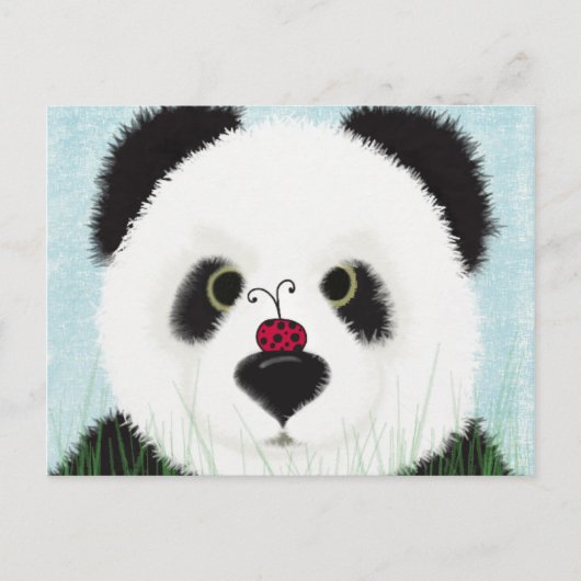 Adorable Panda Bear Postkarte (Vorderseite)