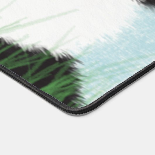 Adorable Panda Bear Schreibtischunterlage (Ecke)