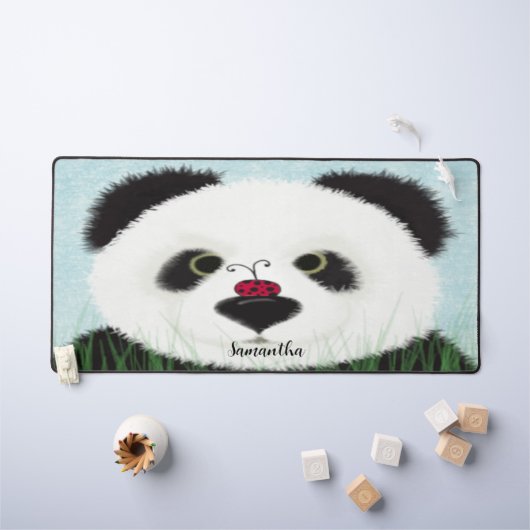 Adorable Panda Bear Schreibtischunterlage (Kindertisch)