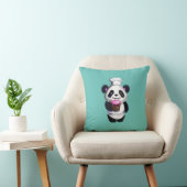 Adorable Panda Bear Throw Kissen (Stuhl )