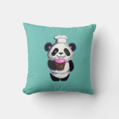Adorable Panda Bear Throw Kissen (Vorderseite)