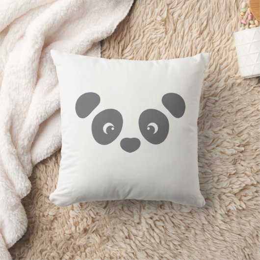 Adorable Panda Face Kissen (Decke)