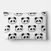 Adorable Panda Face Print Bag Zubehörtasche (Rückseite)