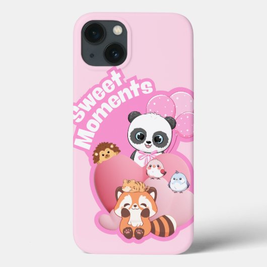Adorable Panda & Friends Design Case-Mate iPhone Hülle (Rückseite)